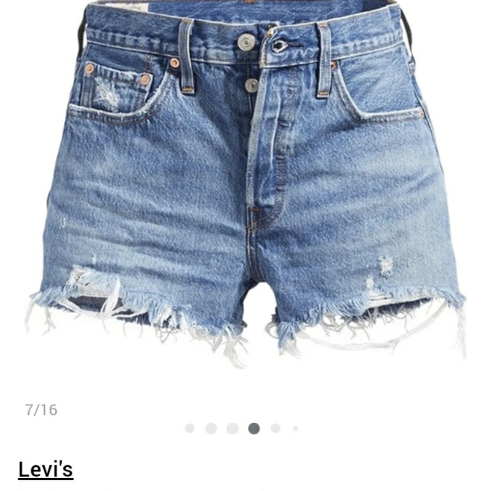 Levis 501 High Rise Short Size 29